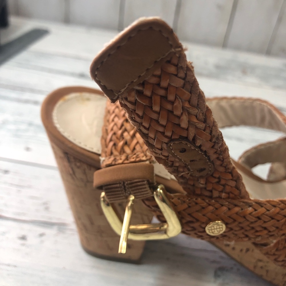 Dana Buchman 3” Cork Heel Sandals 8.5 - Picture 5 of 12